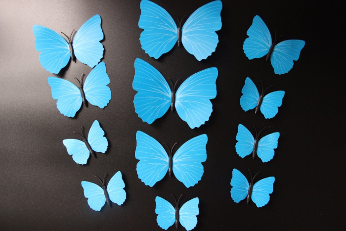 Бабочки для декора (75 фото)