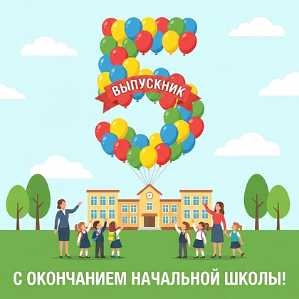 Открытки на выпускной в начальной школе: 60+ картинок и поздравлений