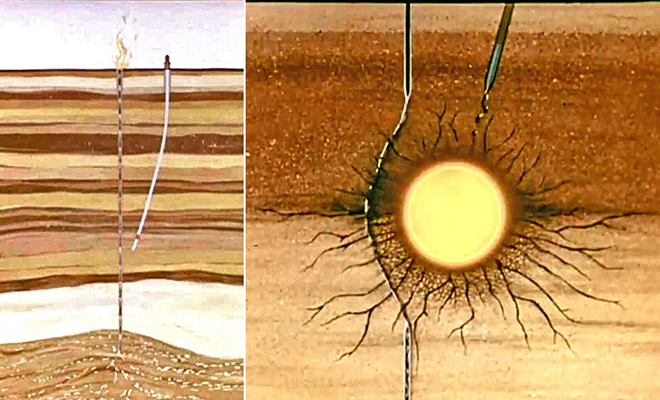 В 1966 году советские физики решили потушить скважину ядерным взрывом. Архивное видео