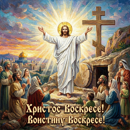 «Христос Воскрес!» Открытки с Пасхой: 140+ картинок и поздравлений