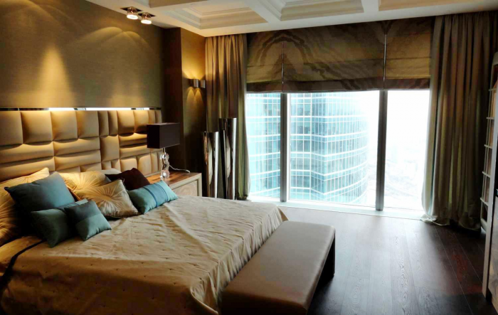 Жалюзи в спальню: фото, разновидности, материалы и цвета (55 фото)