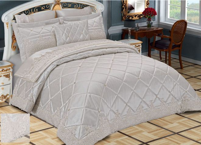 Покрывало на кровать в спальню в современном стиле (71 фото)