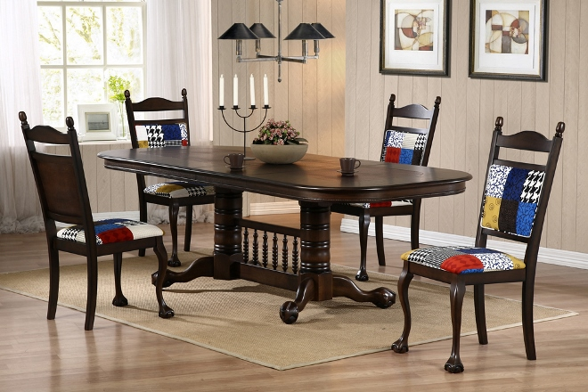 Обеденный стол для кухни: конструкции, виды, материалы (68 фото)