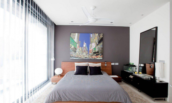 Жалюзи в спальню: фото, разновидности, материалы и цвета (55 фото)