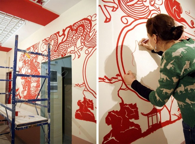 Роспись стен в квартире: несколько способов сделать свою комнату уютной и красивой (46 фото)