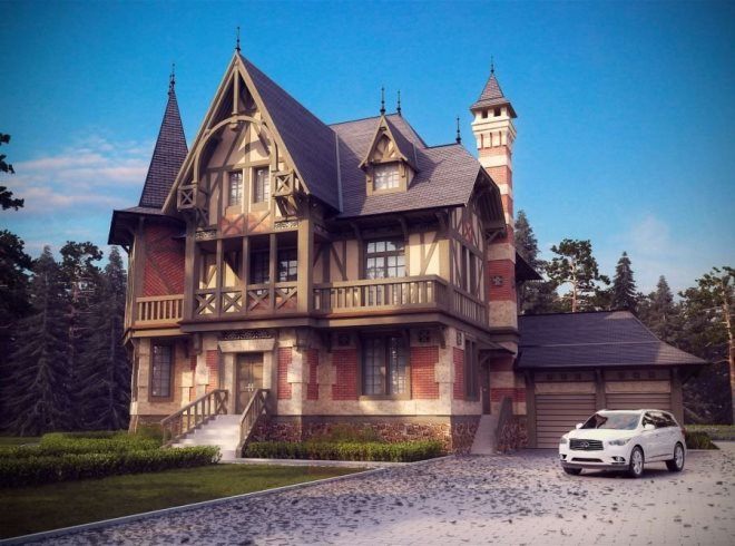 Архитектурные стили домов и коттеджей: как выбрать свое направление (131 фото)
