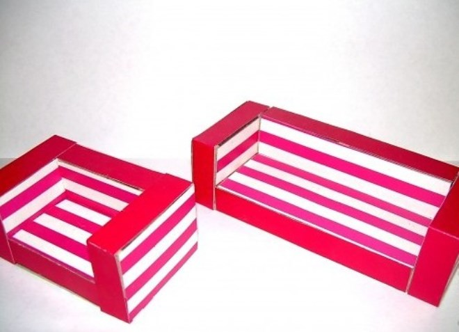 Мебель из картона: оригинальные идеи создания кукольных предметов (51 фото)