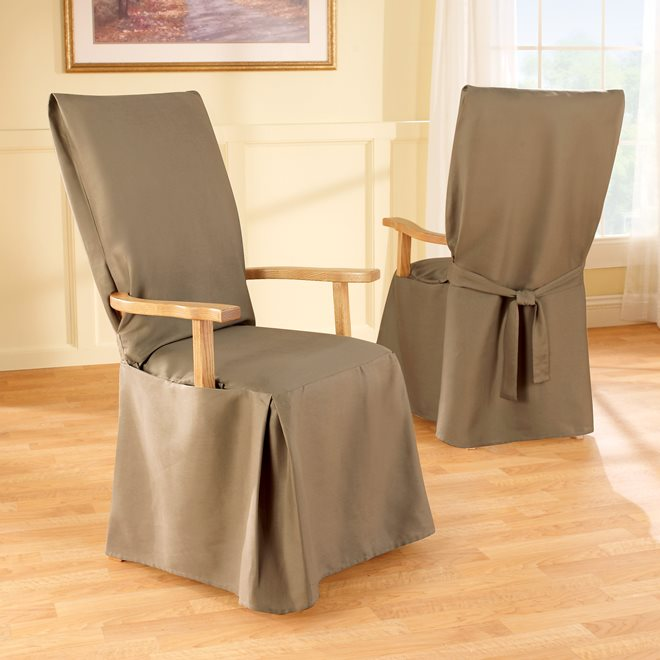 Чехлы на стулья: как создать стильный вариант декора мебели своими руками (74 фото)