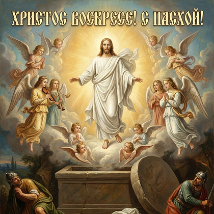«Христос Воскрес!» Открытки с Пасхой: 140+ картинок и поздравлений