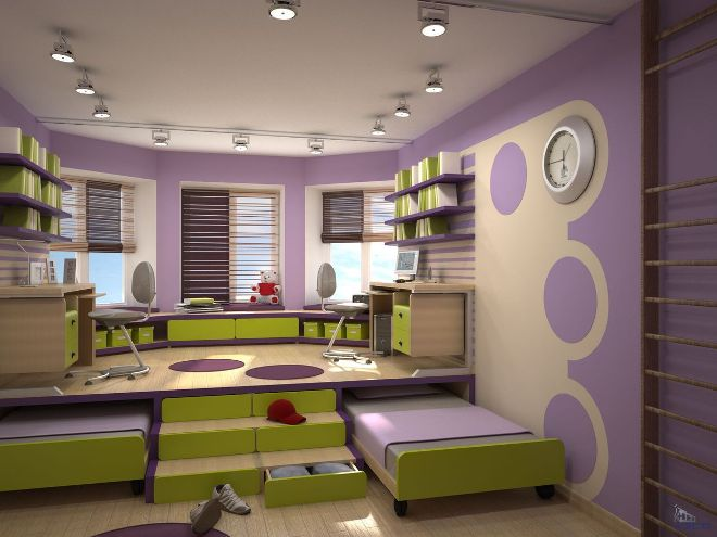 Комната с подиумом: несколько секретов по обустройству (67 фото)