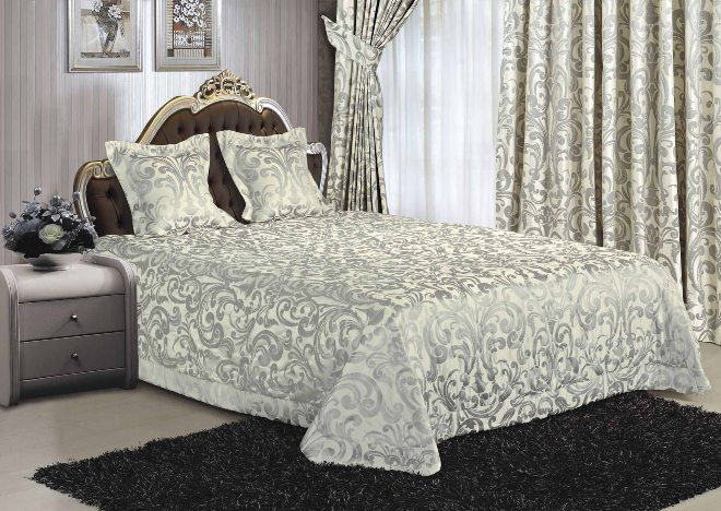 Покрывало на кровать в спальню в современном стиле (71 фото)