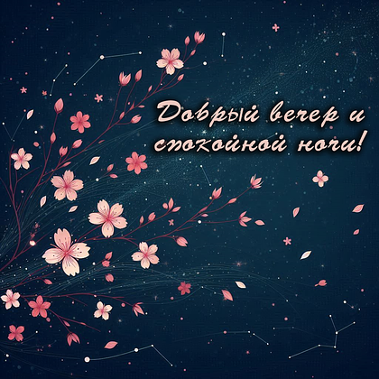 Открытки с пожеланием спокойной ночи: 100+ красивых картинок