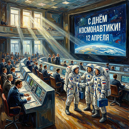 «Поехали!» Открытки с Днем космонавтики: 140+ картинок и поздравлений на 65-летие первого полета