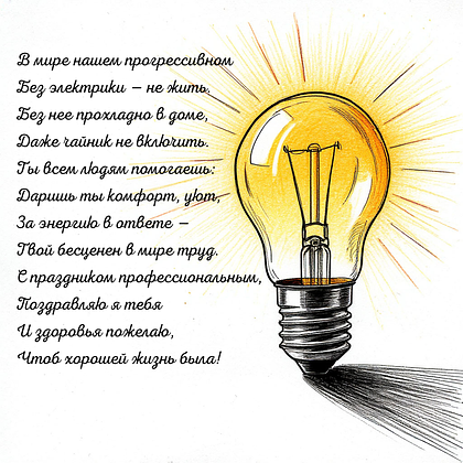Открытки на День энергетика: 40+ картинок и поздравлений