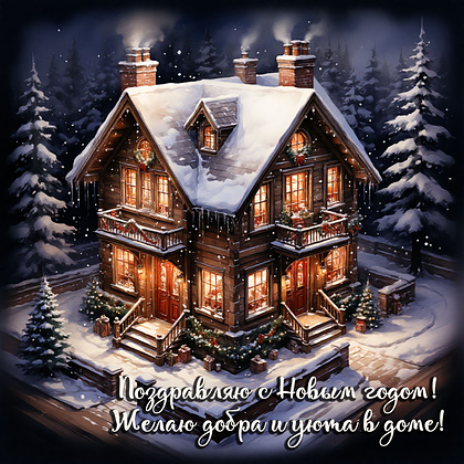 Открытки с Новым годом 2026: скачать 150+ картинок и поздравлений