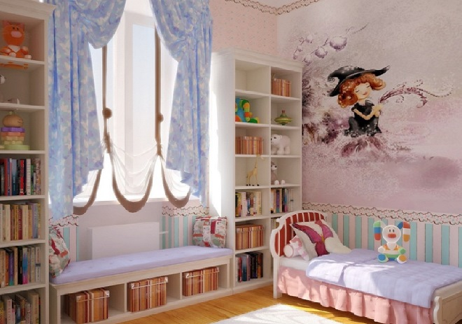 Шторы в детскую комнату: как выбрать лучшую модель (136 фото)