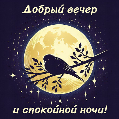 Открытки с пожеланием спокойной ночи: 100+ красивых картинок