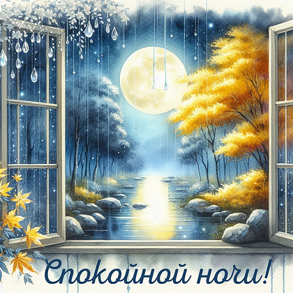 Открытки с пожеланием спокойной ночи: 100+ красивых картинок
