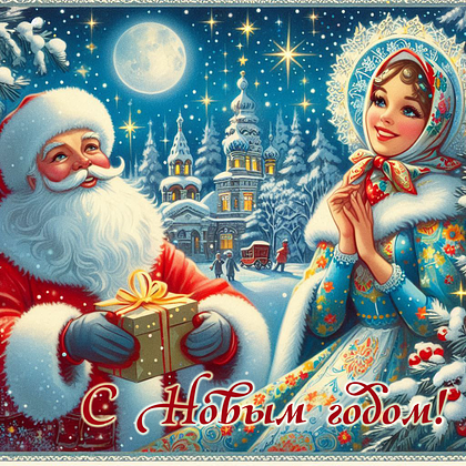 Открытки с Новым годом — 2026: 60+ картинок и поздравлений