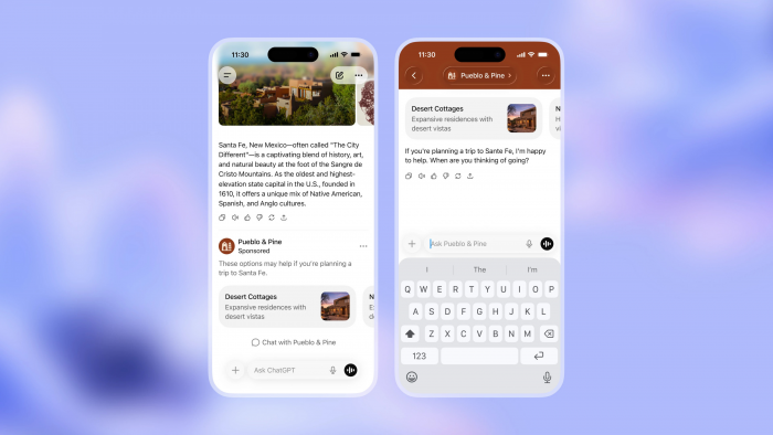 Теперь официально: бесплатная версия ChatGPT начнёт показывать рекламу