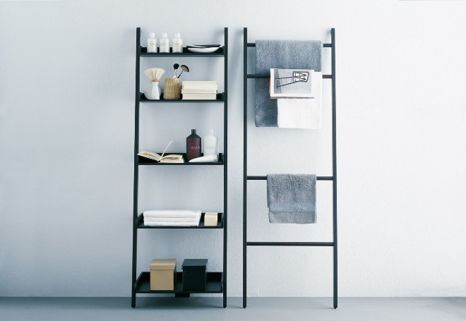 Полки в ванную комнату: фото, виды, материалы изготовления (78 фото)