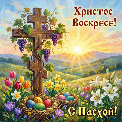 «Христос Воскрес!» Открытки с Пасхой: 140+ картинок и поздравлений