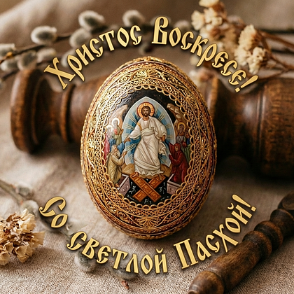 «Христос Воскрес!» Открытки с Пасхой: 140+ картинок и поздравлений