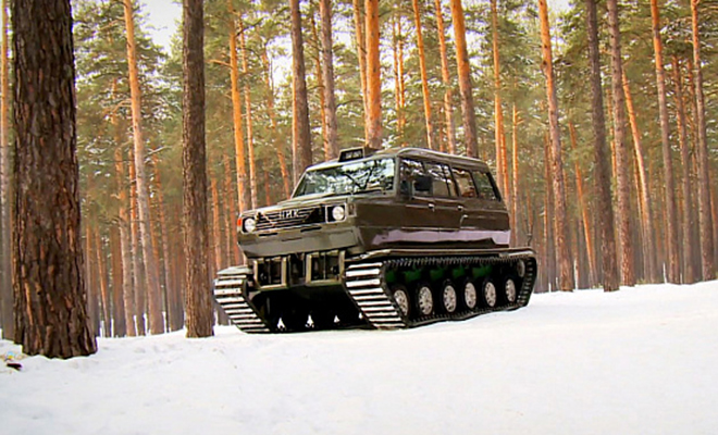 Барнаулец сам сконструировал вездеход и теперь продает его за 5,5 миллионов рублей