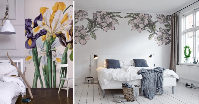 Роспись стен в квартире: несколько способов сделать свою комнату уютной и красивой (46 фото)