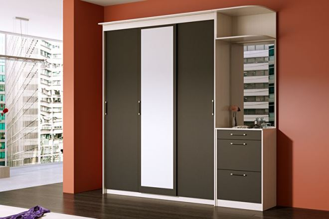 Шкаф-купе в интерьере: разновидности и особенности дизайна (104 фото)