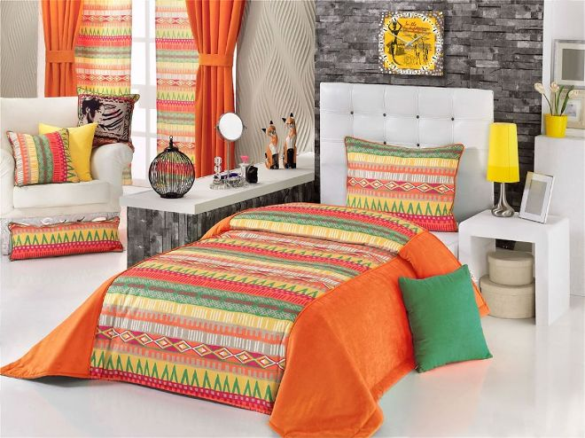 Покрывало на кровать в спальню в современном стиле (71 фото)