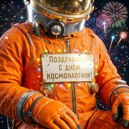 «Поехали!» Открытки с Днем космонавтики: 140+ картинок и поздравлений на 65-летие первого полета