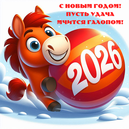 Открытки с годом Красной Огненной Лошади: 60+ картинок и поздравлений