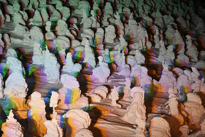 Снежные монстры горы Зао