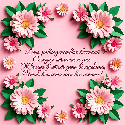 Открытки с днем весеннего равноденствия: 60+ картинок и поздравлений