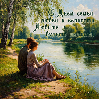 Открытки с Днем семьи, любви и верности: 140+ картинок и поздравлений