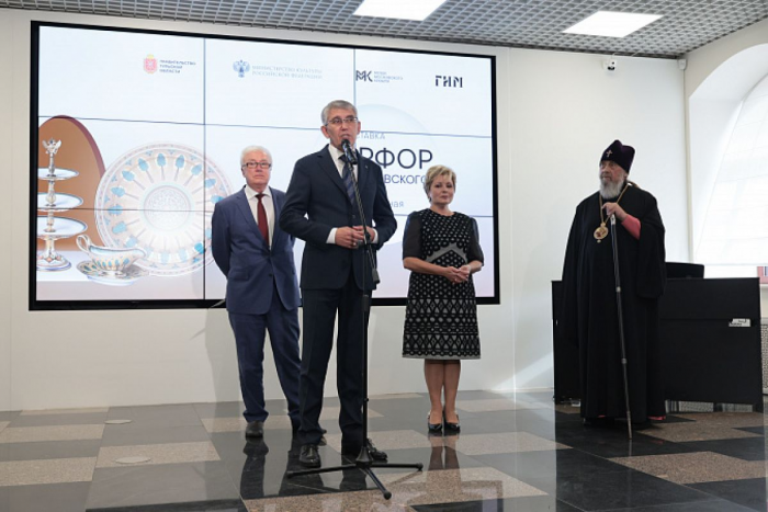 В Туле открылась выставка «Фарфор Московского Кремля. Неизвестная коллекция»