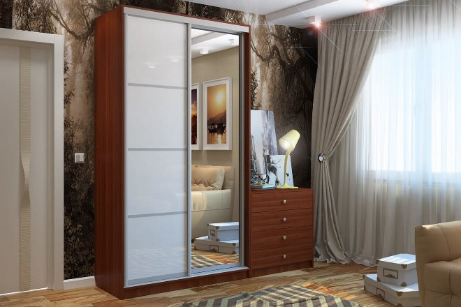 Шкаф-купе в интерьере: разновидности и особенности дизайна (104 фото)