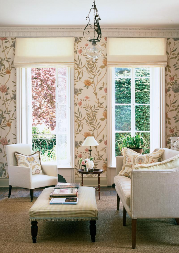 Обои в гостиную: разновидности, цвета, принты и стили (74 фото)