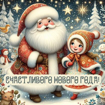 Открытки с Новым годом 2026: скачать 150+ картинок и поздравлений