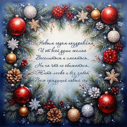 Открытки с Новым годом 2026: скачать 150+ картинок и поздравлений