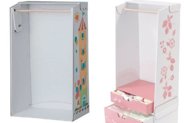 Мебель из картона: оригинальные идеи создания кукольных предметов (51 фото)