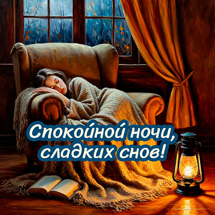 Открытки с пожеланием спокойной ночи: 100+ красивых картинок