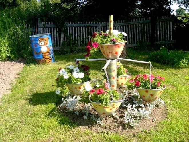 Как украсить участок около дома своими руками: фото, знакомые решения и креативные идеи  (44 фото)