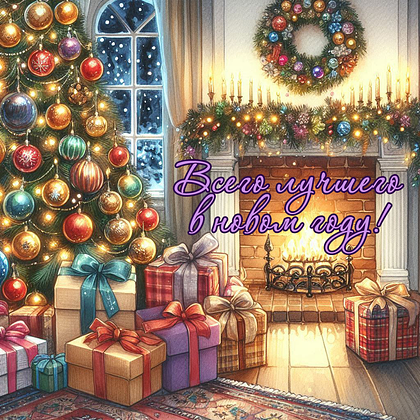 Открытки с Новым годом 2026: скачать 150+ картинок и поздравлений