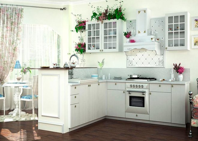 Угловой кухонный гарнитур: особенности расположения и секреты дизайна (82 фото)