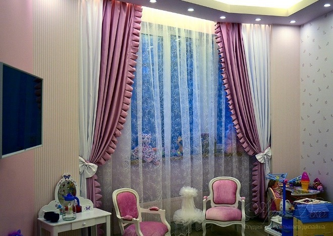 Шторы в детскую комнату: как выбрать лучшую модель (136 фото)
