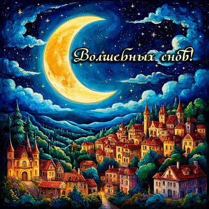 Открытки с пожеланием спокойной ночи: 100+ красивых картинок