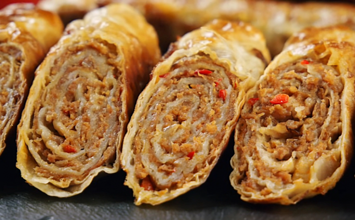 Сытная закуска из лаваша за 3 минуты. 3 рецепта