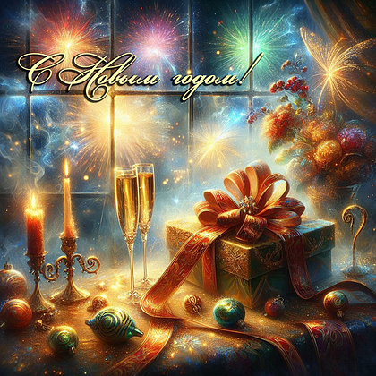 Открытки с Новым годом 2026: скачать 150+ картинок и поздравлений